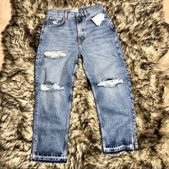 Free People Very Distressed Ankle Jeans - Picture 6 of 14